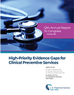 Cover of the 2022 USPSTF Annual Report to Congress