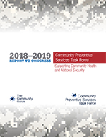 Cover of the 2018-2019 CPSTF Annual Report to Congress