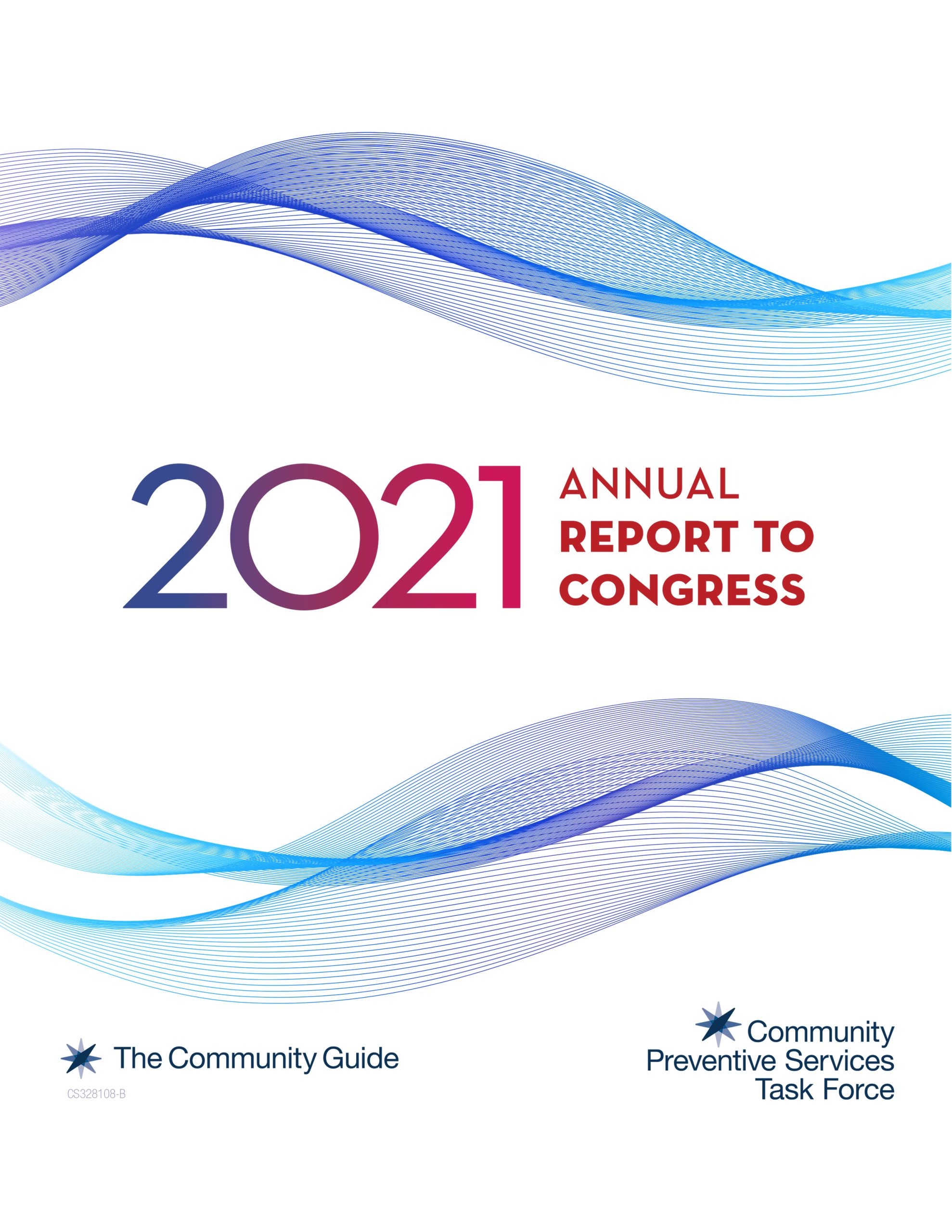 The cover of the 2021 CPSTF Annual Report to Congress