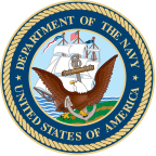 The logo of the United States Navy