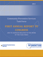 The cover of the CPSTF First Annual Report to Congress
