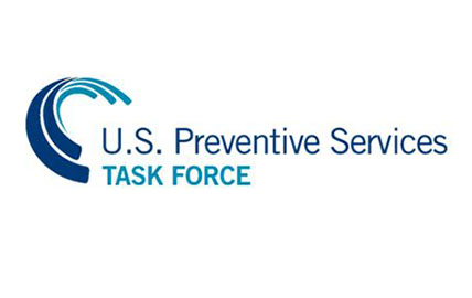 Three concentric partial circles next to text that reads U.S. Preventive Services Task Force