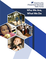 The cover of the Who We Are, What We Do document.