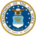 The logo of the United States Air Force